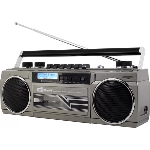 BLUETOOTH E USB - SRR70TI SOUNDMASTER - RADIO STEREO CON DAB+ - SOUNDMASTER | RADIO STEREO CON DAB+, BLUETOOTH E USB | SRR70TI | GHETTO BLASTER