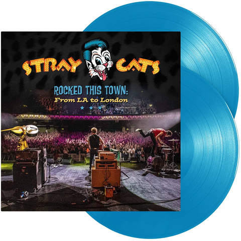 THE STRAY CATS - ROCKED THIS TOWN: from la to london (2LP - blue vinyl - 2020)
