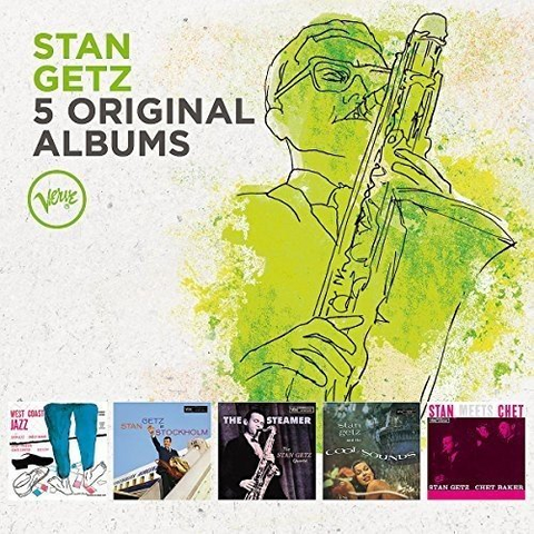 GETZ STAN - 5 ORIGINAL ALBUMS (5cd)