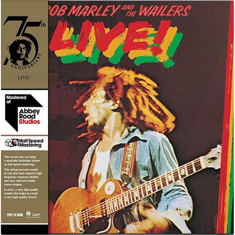 BOB MARLEY & THE WAILERS - LIVE! (LP - half speed master | rem’20 - 1975)