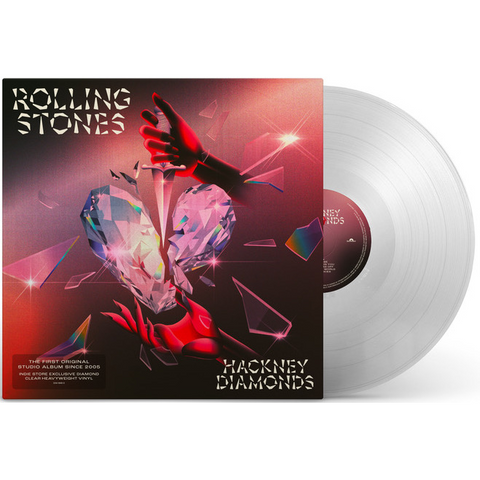 THE ROLLING STONES - HACKNEY DIAMONDS (LP - INDIE ONLY | CRYSTAL CLEAR - 2023)