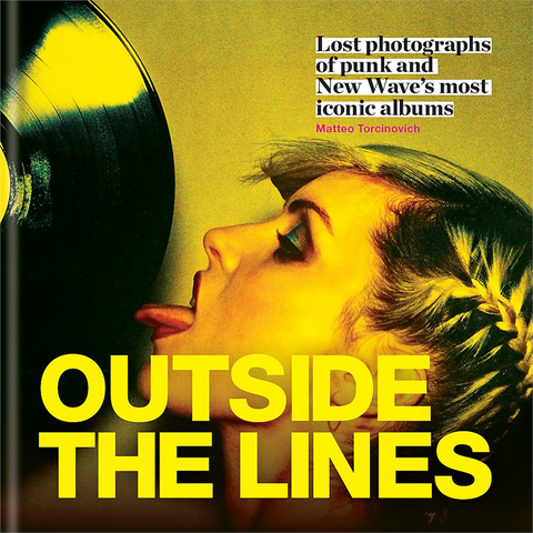PUNK & NEW WAVE COVERS BOOK - OUTSIDE THE LINES - COPERTINE ALBUM (LIBRO)