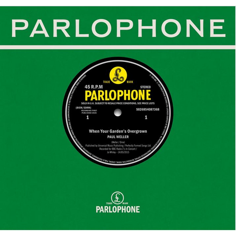 PAUL WELLER - WHEN YOUR GARDEN'S OVERGROWN: LIVE AT THE BBC (7” - RSD'26)