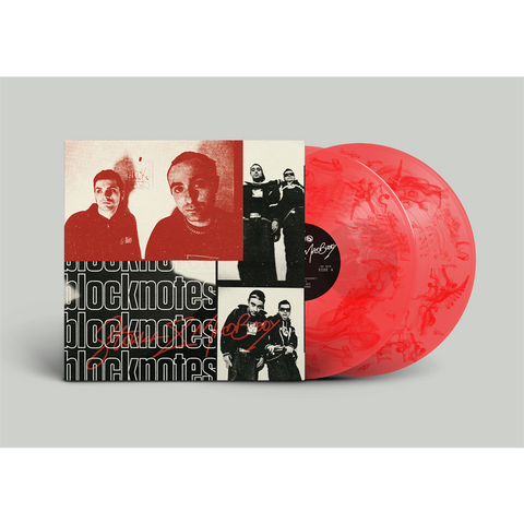 STOKKA & MADBUDDY - BLOCKNOTES (2LP+cd - trasparente / rosso | 300 copie | rem22 - 2005)