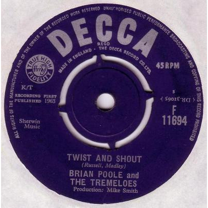 BRIAN POOLE & THE TREMELOES - TWIST & SHOUT (7'' - clrd - RSD'24)