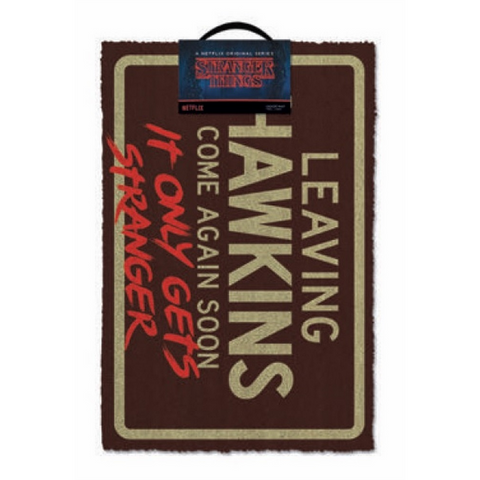 STRANGER THINGS - LEAVING HAWKINS – tappeto casa | zerbino