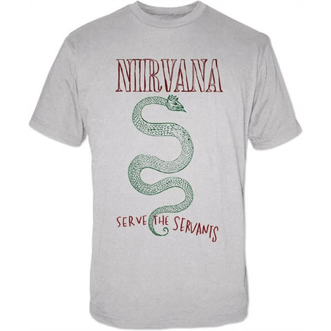 NIRVANA - SERVE THE SERVANTS - Bianco - (M) - T-Shirt