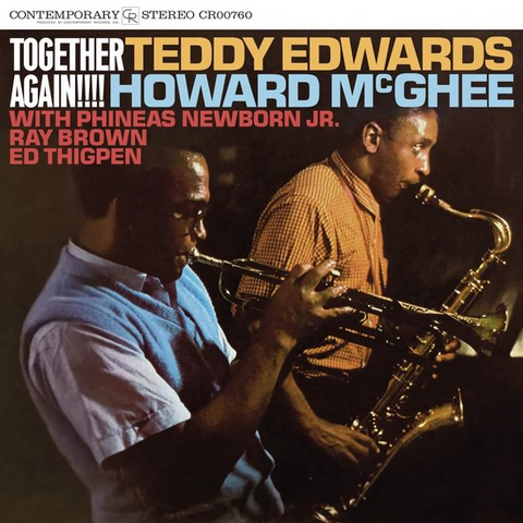 TEDDY EDWARDS & HOWARD MCGHEE - TOGETHER AGAIN!!!! (LP - REM24 - 1961)