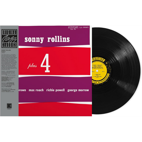 SONNY ROLLINS - PLUS 4 (LP - REM25 - 1956)