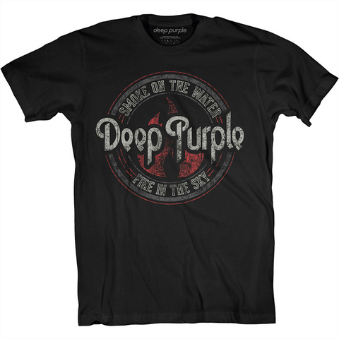 DEEP PURPLE - SMOKE CIRCLE - nero - t-shirt
