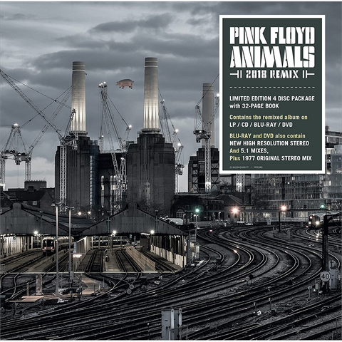 PINK FLOYD - ANIMALS: DELUXE (LP+CD+DVD+BLURAY - ALT COVER | REM22 - 1977)