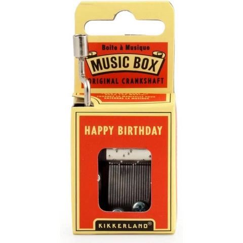 CARILLON / MUSIC BOX - CARILLON / MUSIC BOX  | HAPPY BIRTHDAY- METALLO | FUNZIONAMENTO MANUALE