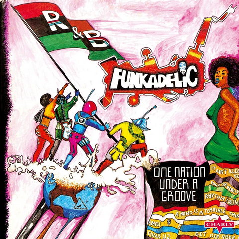FUNKADELIC - ONE NATION UNDER A GROOVE (2LP - red&green | rem23 - 1978)