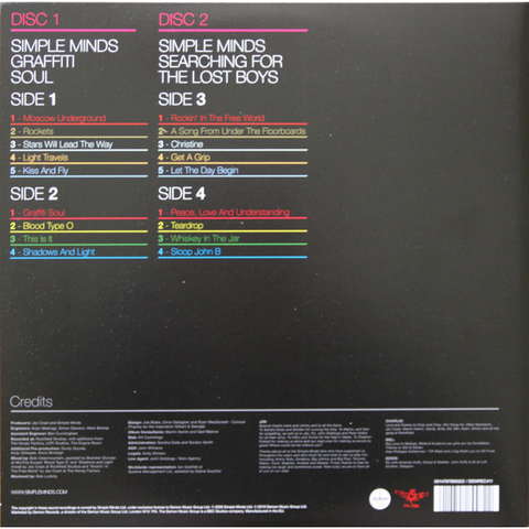 SIMPLE MINDS - GRAFFITI SOUL / SEARCHING (2LP - RSD'19)
