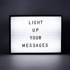 LOCOMOCEAN LIGHTBOX - A4 - LETTERE SAGOMATE - A4 - LETTERE SAGOMATE - LIGHTBOX  LETTER BOARD - LUCE BIANCA -(LTBOX-PEG01)
