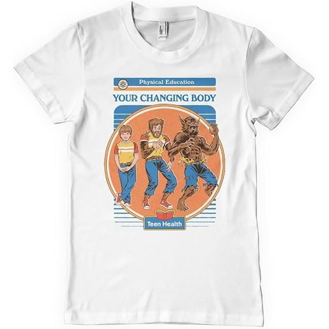 STEVEN RHODES - YOUR CHANGING BODY - BIANCO - (M) - TSHIRT