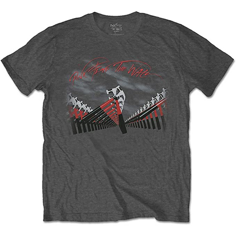 PINK FLOYD - THE WALL - MARCHING HAMMERS - Grigia - (M) - T-Shirt