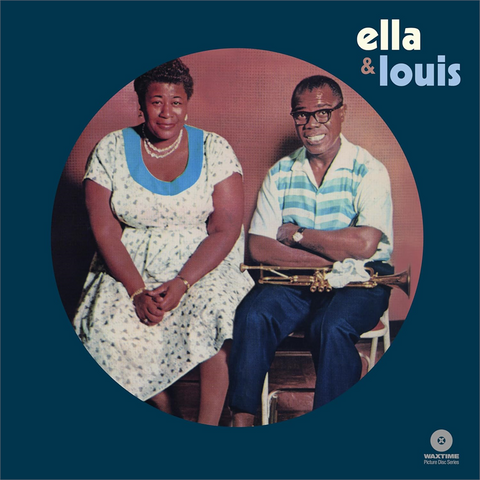 ELLA FITZGERALD & LOUIS ARMSTRONG - ELLA & LOUIS (LP - picture | rem24 - 1956)