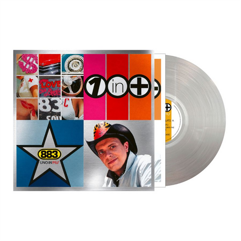 883 - 1 IN + (LP - CLEAR | COVER METALLIZZATA | RE26 - 2001)