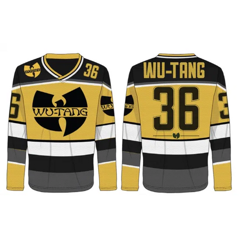 WU-TANG CLAN - LOGO 36 - GIALLO - (M) - HOCKEY JERSEY AMPLIFIED