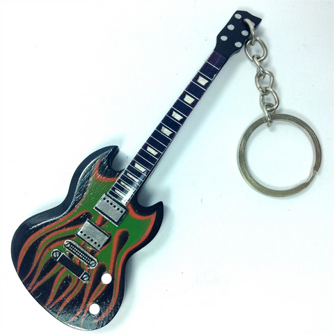 METALLICA - PORTACHIAVI - PORTACHIAVI LEGNO - HATFIELD GRYNCH - CHITARRA