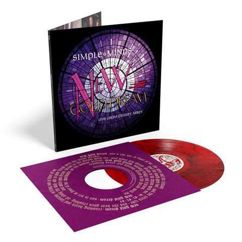 SIMPLE MINDS - NEW GOLD DREAM: live from paisley abbey (LP - rosso - 2023)