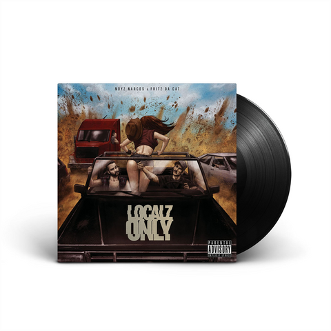 NOYZ NARCOS & FRITZ DA CAT - LOCALZ ONLY (LP+STAMPE - REM'22 - 2015)