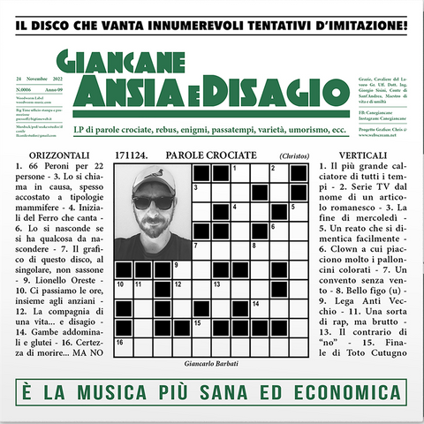 GIANCANE - ANSIA E DISAGIO (LP - 5th ann | verde - 2017)