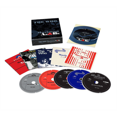 THE WHO - THE MAXIMUM As & Bs (5cd box set)