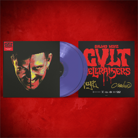 SALMO & NOYZ NARCOS - CVLT: HELLRAISERS (2LP - VIOLA | AUTOGRAFATO | REPACK - 2024)