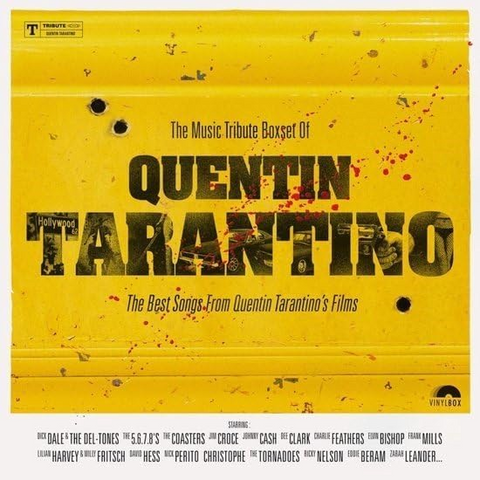 QUENTIN TARANTINO - SOUNDTRACK - THE MUSIC TRIBUTE BOXSET OF QUENTIN TARANTNO (3LP - COMPILATION - 2023)