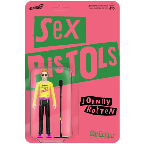 SEX PISTOLS - JOHNNY ROTTEN - REACTION FIGURES