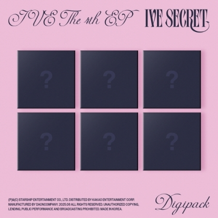 IVE - IVE SECRET (2025 - DIGIPACK VERSION)