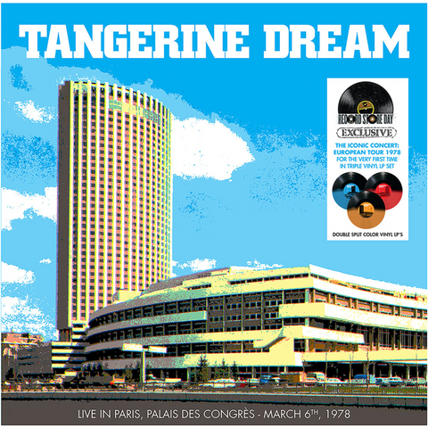 TANGERINE DREAM - LIVE AU PALAIS DES CONGRES 1978 (3LP - clrd - RSD'23)