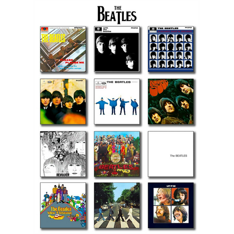 THE BEATLES - COVERS LP - 54 - POSTER