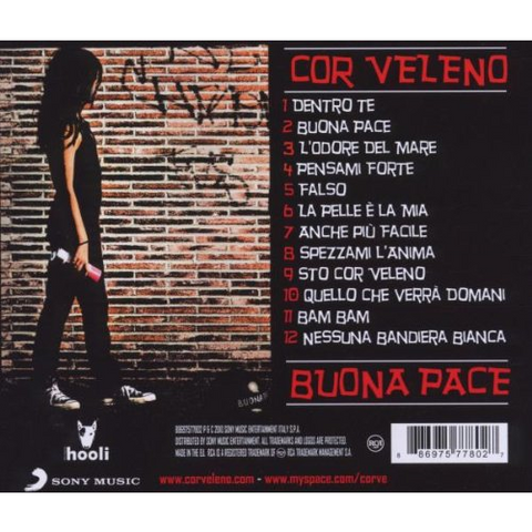 COR VELENO - BUONA PACE (LP - green - 2010)