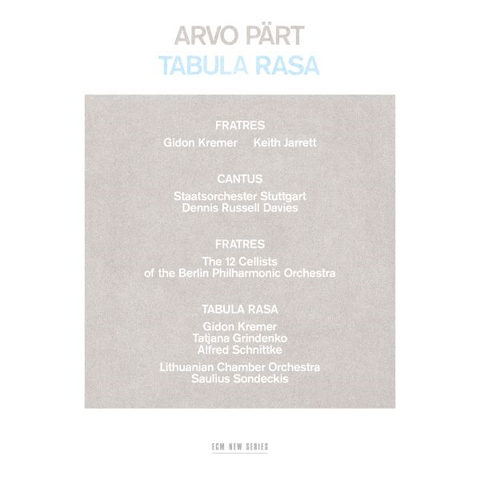 ARVO PART - TABULA RASA (2LP - NEW EDITION | REM24 - 1977)