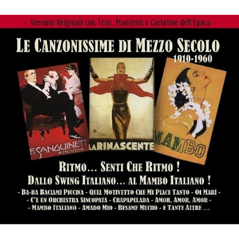 RITMO...SENTI CHE RITMO! - ARTISTI VARI - DALLO SWING ITALIANO...AL MAMBO ITALIANO 1910 / '60 (2CD)