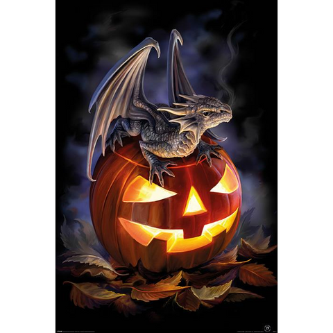 ANNE STOKES - GOTHIC ART - TRICK OR TREAT - 905 - poster