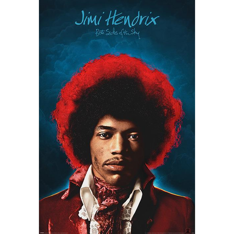 JIMI HENDRIX - BOTH SIDES OF THE SKY - 674 - POSTER