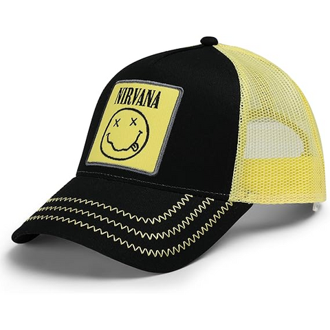 NIRVANA - NIRVANA - TRUCKER CAP | NERO - CAPPELLINO CON VISIERA