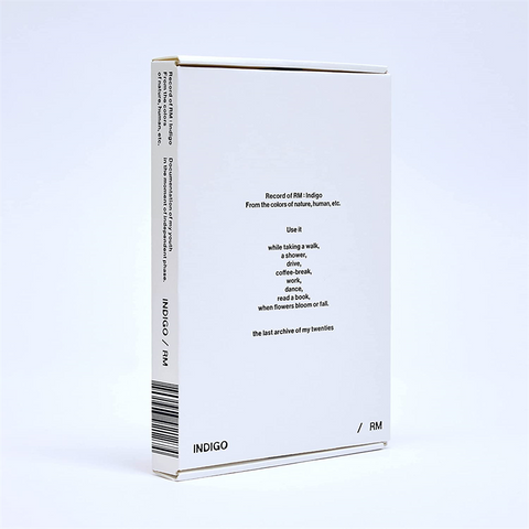 RM - BTS - INDIGO (2022 - book edition | indie exclusive)