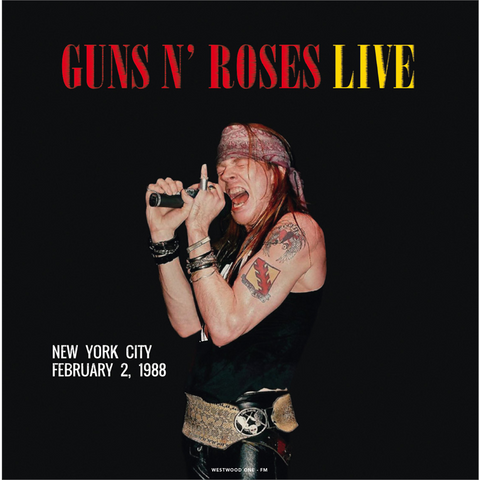 GUNS N' ROSES - LIVE IN NEW YORK CITY - 1988 (LP)