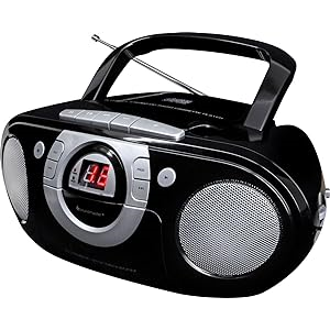 SOUNDMASTER – CD BOOMBOX – SCD5100SW - LETTORE CD BOOMBOX NERO – RADIO – LETTORE CASSETTE