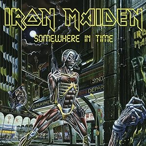 IRON MAIDEN - SOMEWHERE IN TIME (LP - REM24 - 1986)