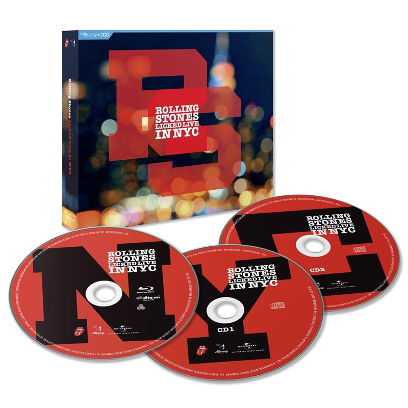 ROLLING STONES - LICKED: live in nyc (2022 - 2cd+blu ray)
