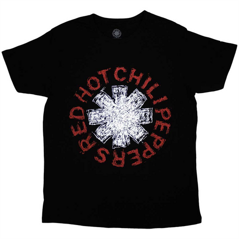RED HOT CHILI PEPPERS - SCRIBBLE ASTERISK - nero - (L) - tshirt