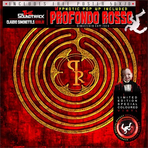 CLAUDIO SIMONETTI'S GOBLIN - PROFONDO ROSSO (LP - ltd ed | hypnotic pop up | rem23 - 1975)