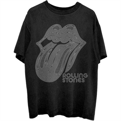 THE ROLLING STONES - HOLOGRAPHIC TONGUE - nero - (M) - tshirt