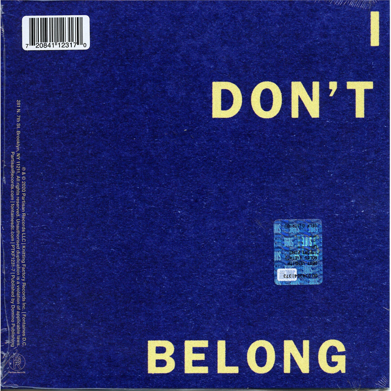 FONTAINES DC - A HERO S DEATH / I DON T BELONG (7'' - 2020)